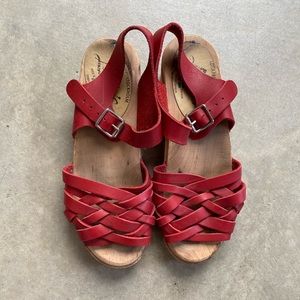 Red Lotta Sandals